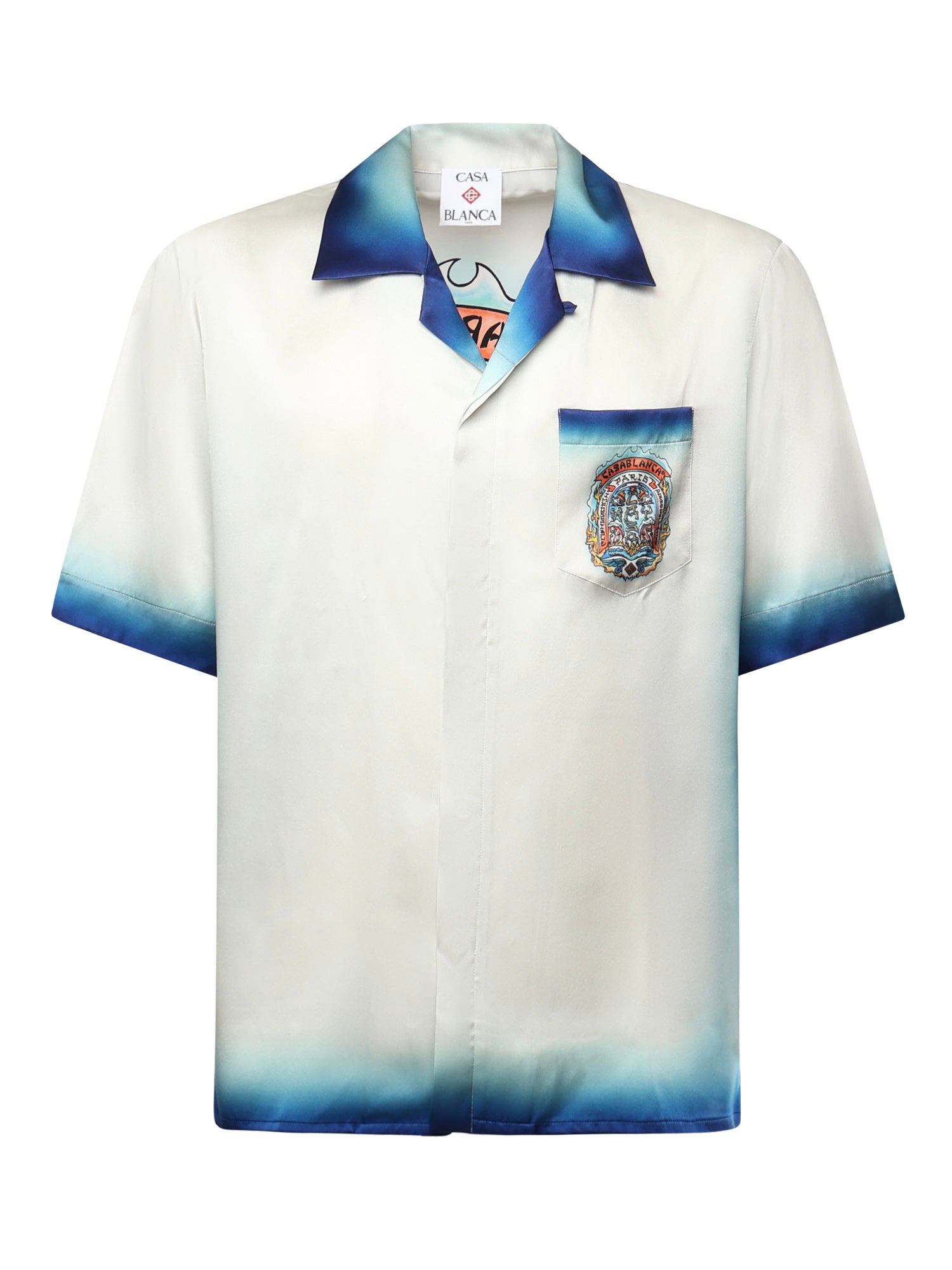 Camicia "Casa Way Skate" in seta UMS25SH03 03 CASABLANCA 