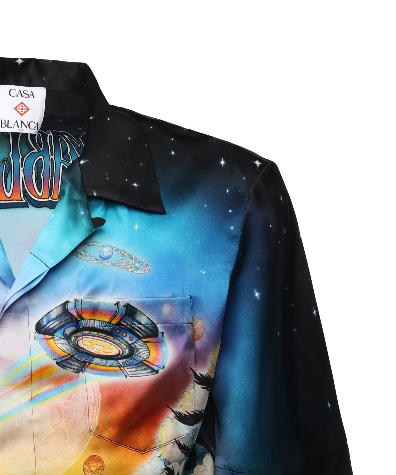 Camicia "La Prémonition" in seta UMS25SH03 04 CASABLANCA 