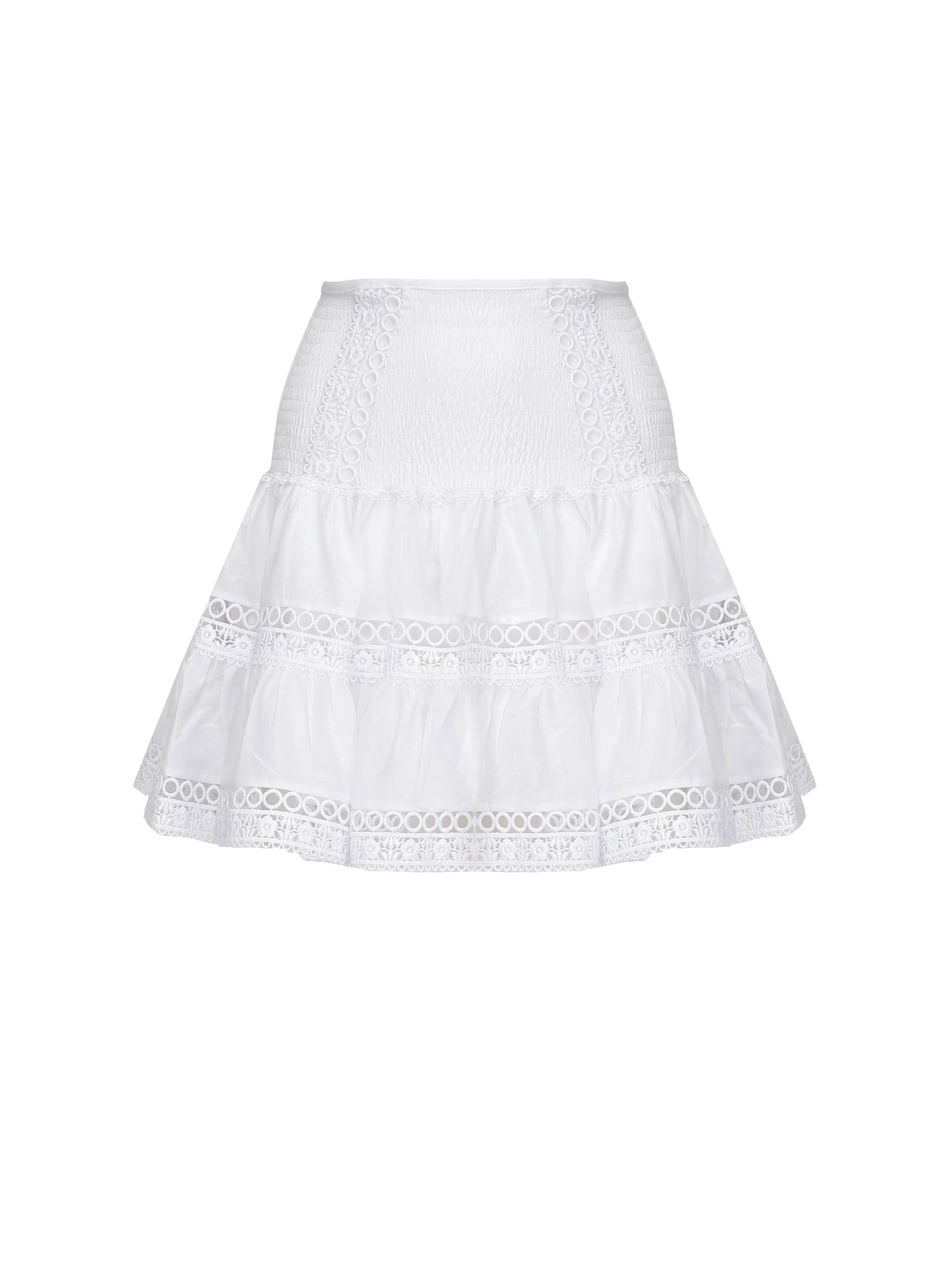 Minigonna Hortens 251401 WHITE CHARO RUIZ 