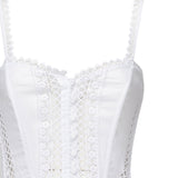 Abito lungo Dafelle 251620 WHITE CHARO RUIZ 