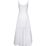 Abito lungo Dafelle 251620 WHITE CHARO RUIZ 
