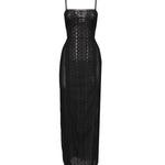 Abito lungo Vannie 256610 BLACK CHARO RUIZ 