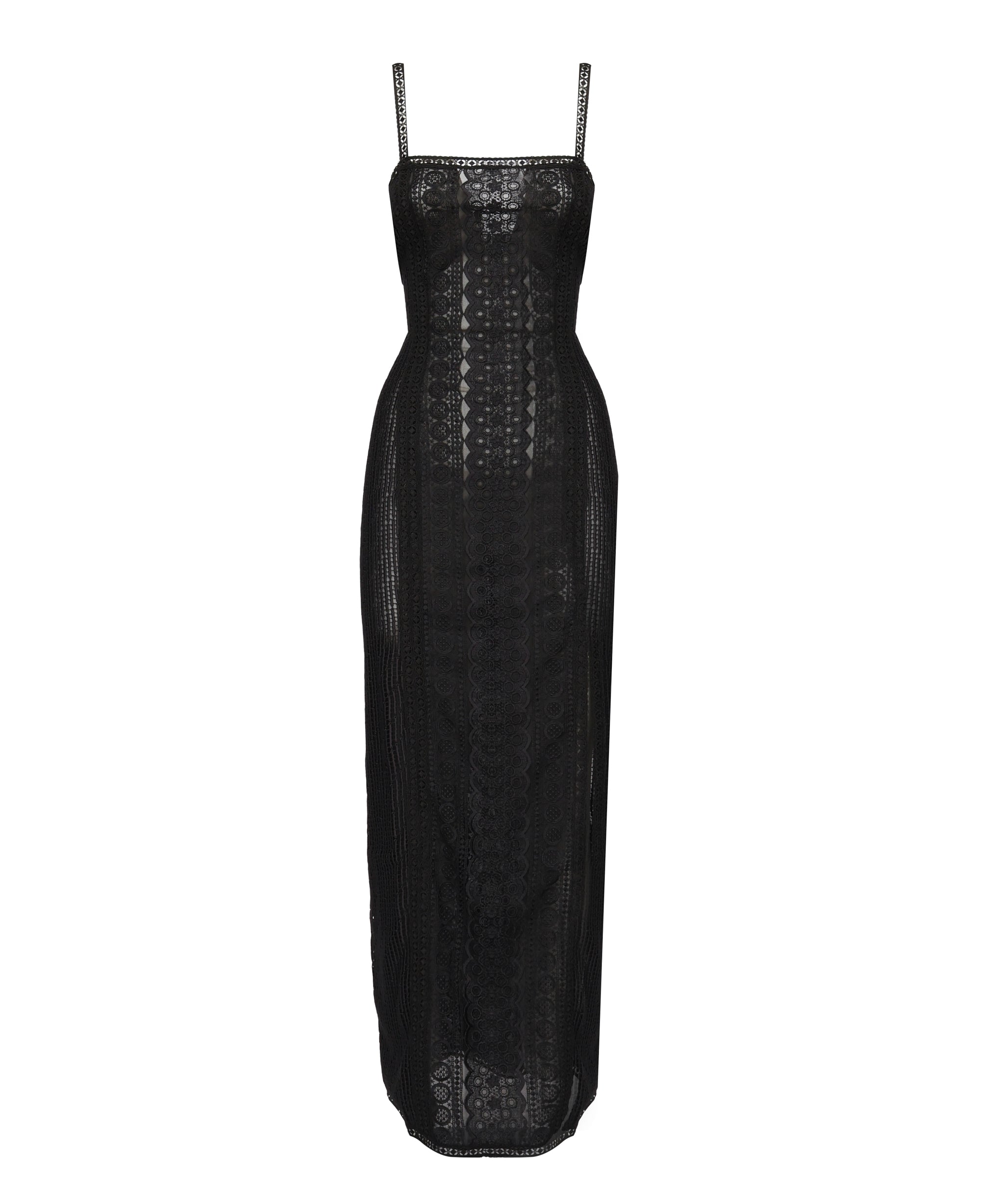 Abito lungo Vannie 256610 BLACK CHARO RUIZ 