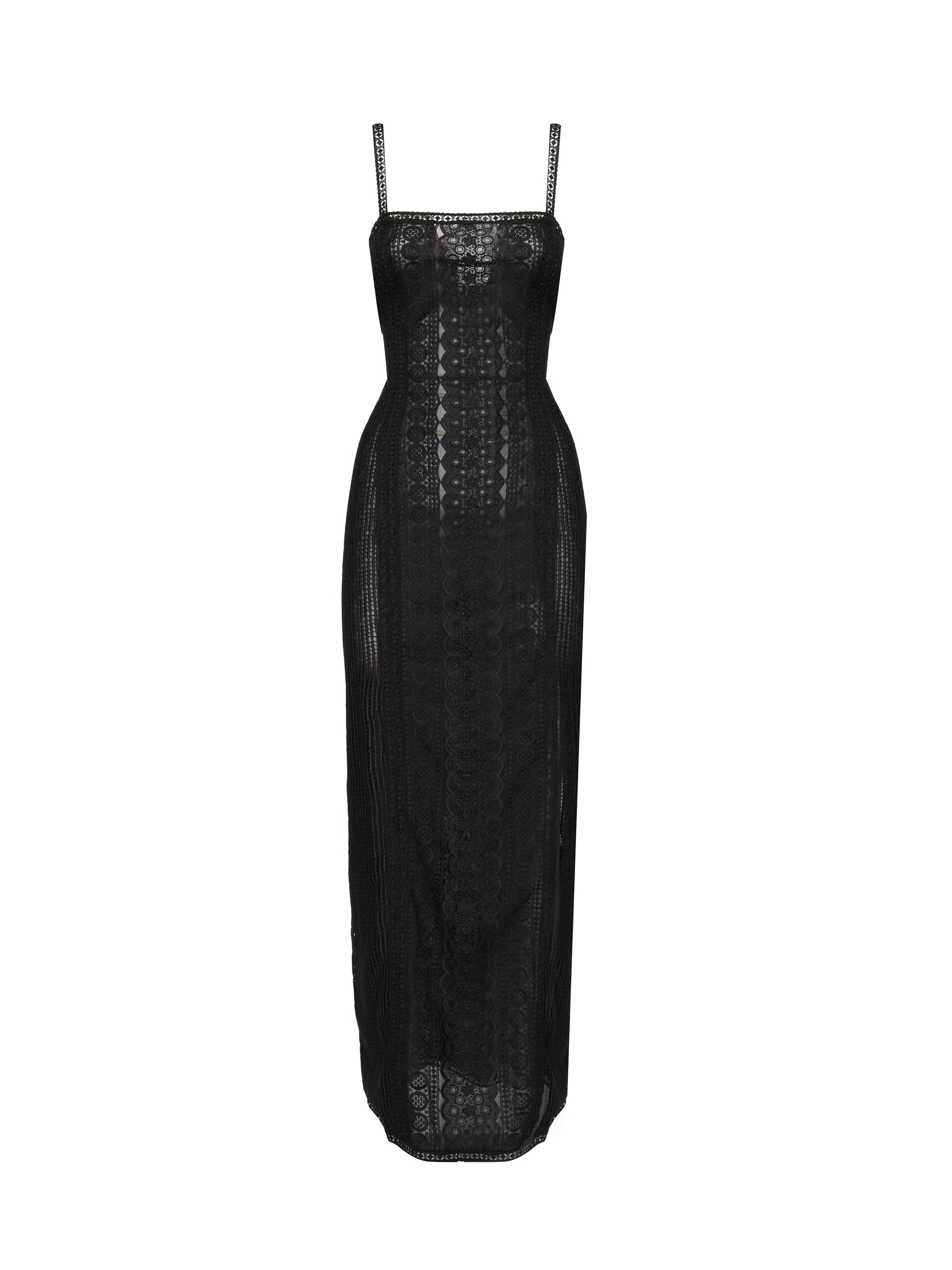 Abito lungo Vannie 256610 BLACK CHARO RUIZ 