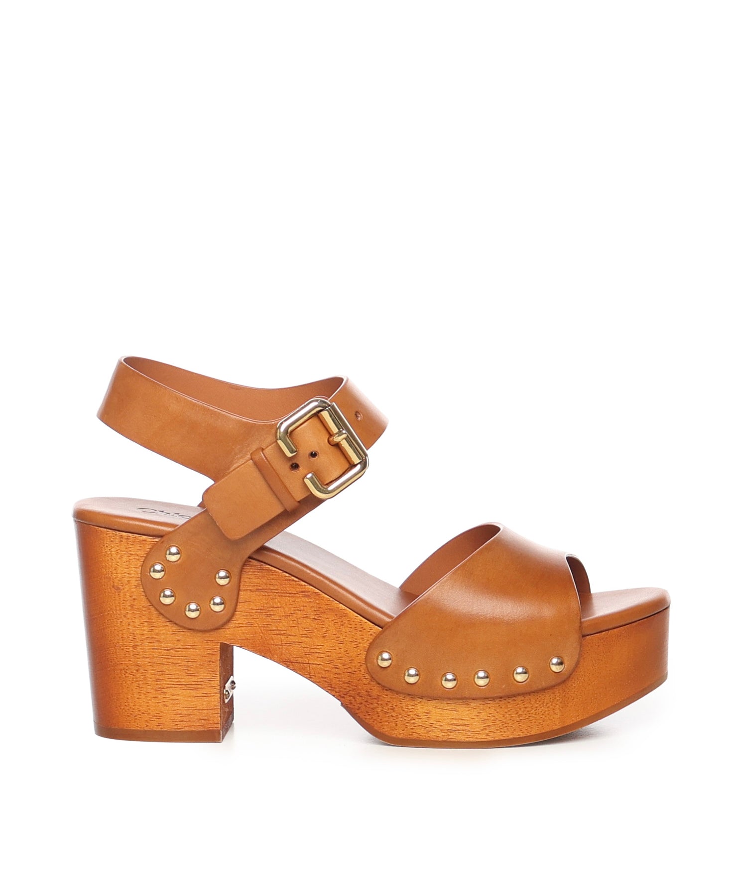 Zoccoli con zeppa Jeannette CHC25A12ILT 27T CHLOÉ 