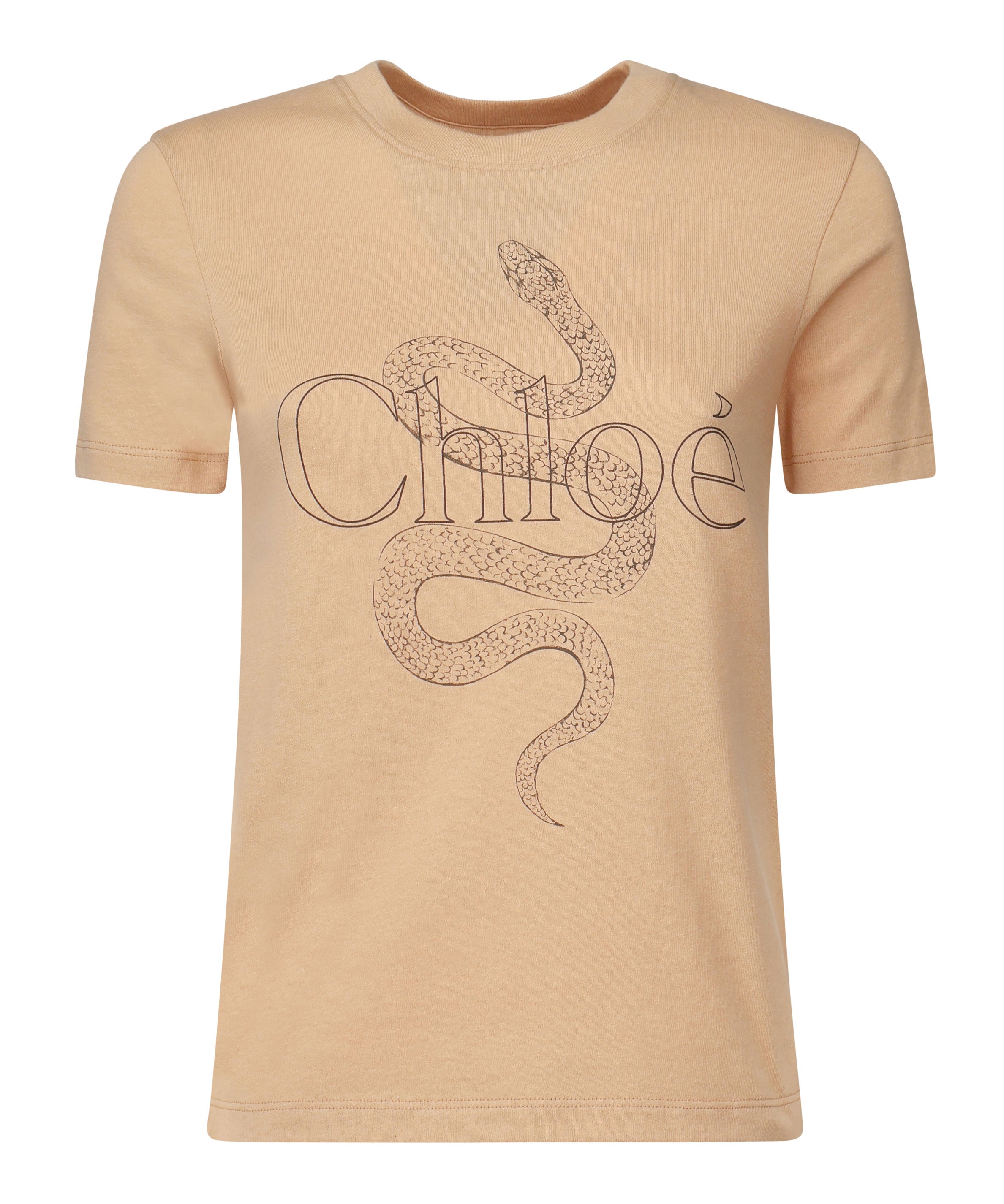 T-shirt con logo<BR/> CHC25SJH08190281 281 CHLOÉ 