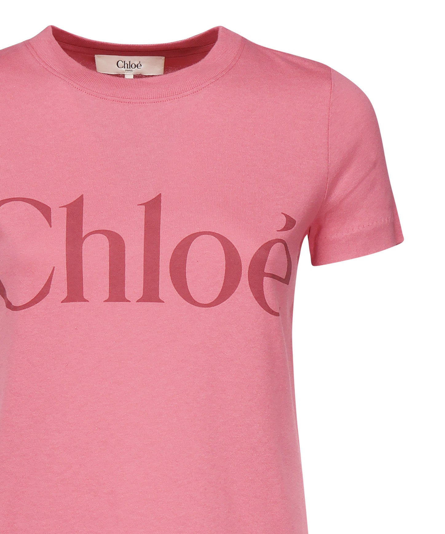 T-shirt con logo CHC25SJH081926N8 6N8 CHLOÉ 
