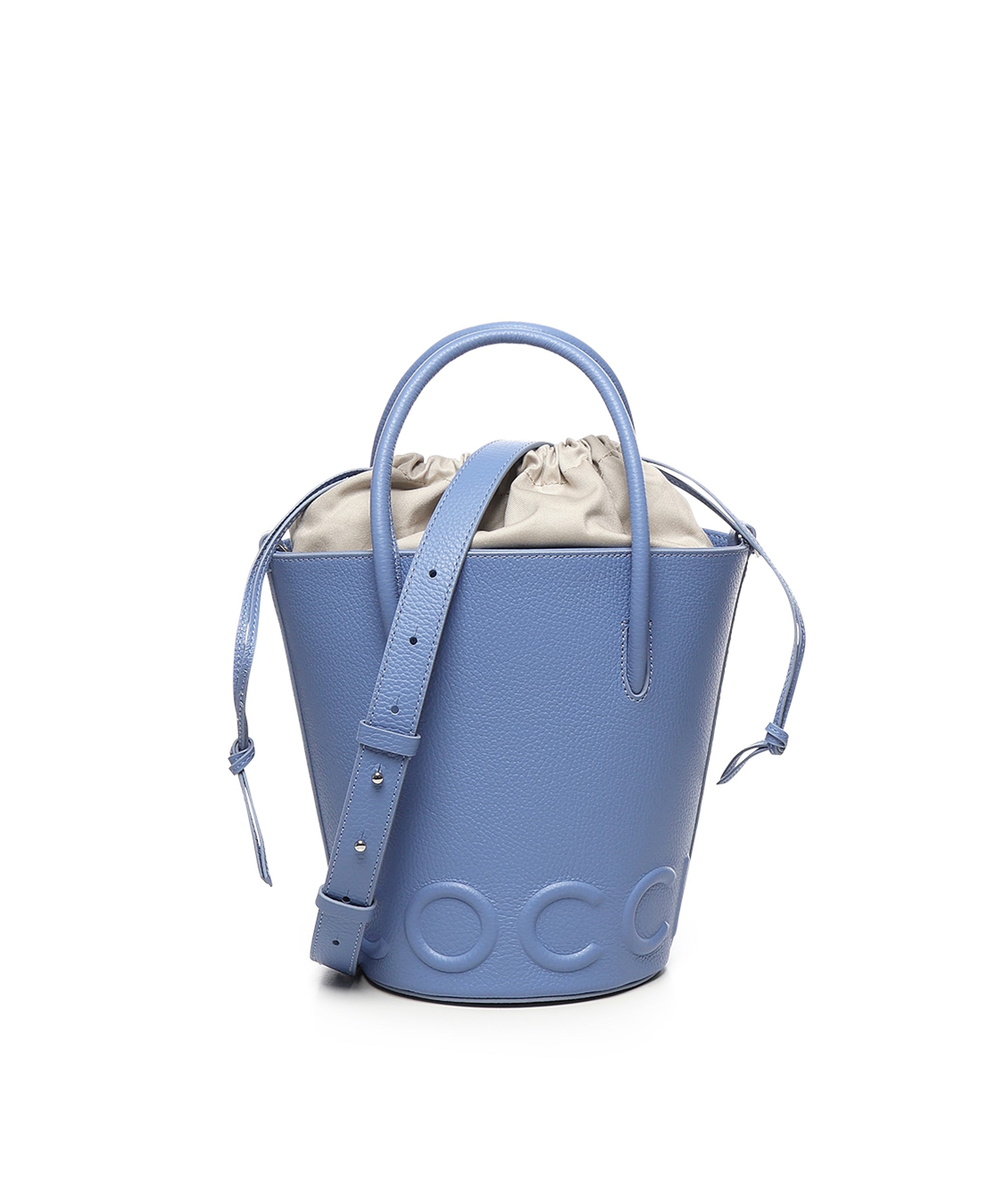 Secchiello Myrtha in pelle con grana<BR/> E1QBB230101 B36 COCCINELLE 