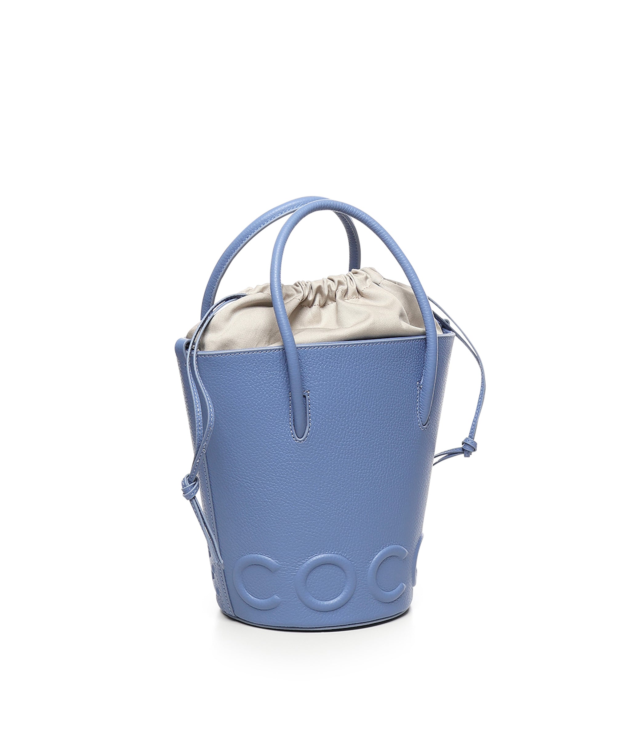 Secchiello Myrtha in pelle con grana<BR/> E1QBB230101 B36 COCCINELLE 