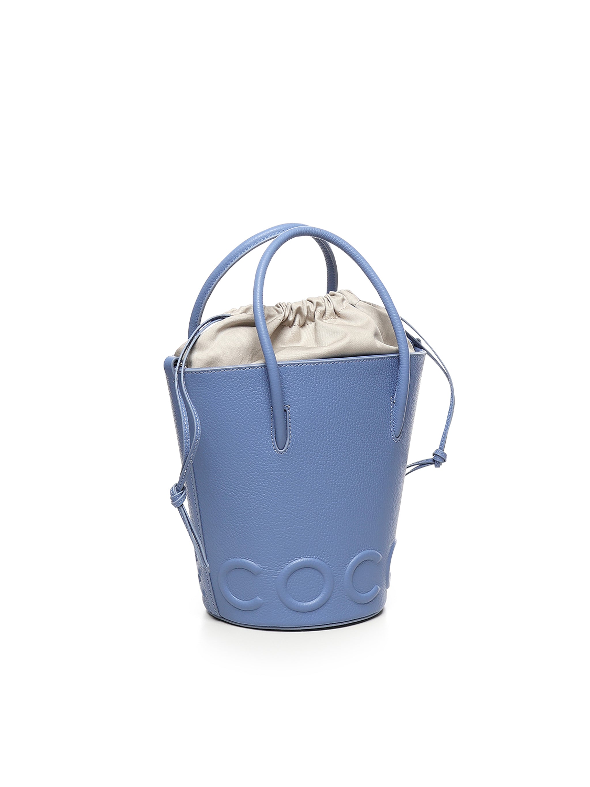 Secchiello Myrtha in pelle con grana<BR/> E1QBB230101 B36 COCCINELLE 