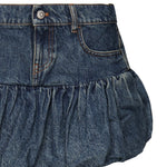 Minigonna in denim di cotone COPJ76F2014 BLU COPERNI 