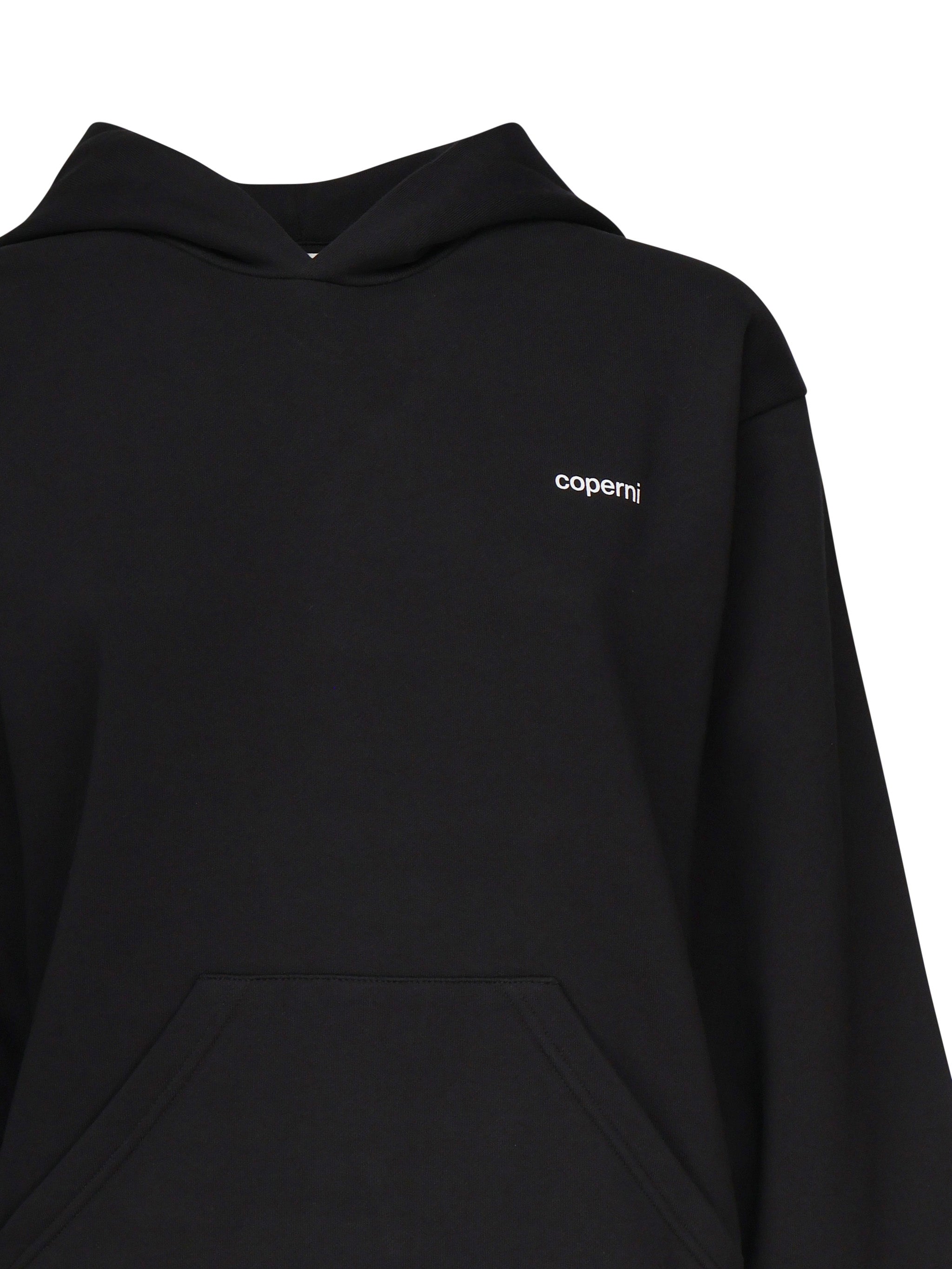 Hoodie in misto cotone COPJS15523 BLACK COPERNI 
