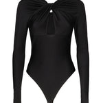 Body con cut-out intrecciato COPJS19545C BLACK COPERNI 