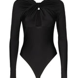 Body con cut-out intrecciato COPJS19545C BLACK COPERNI 