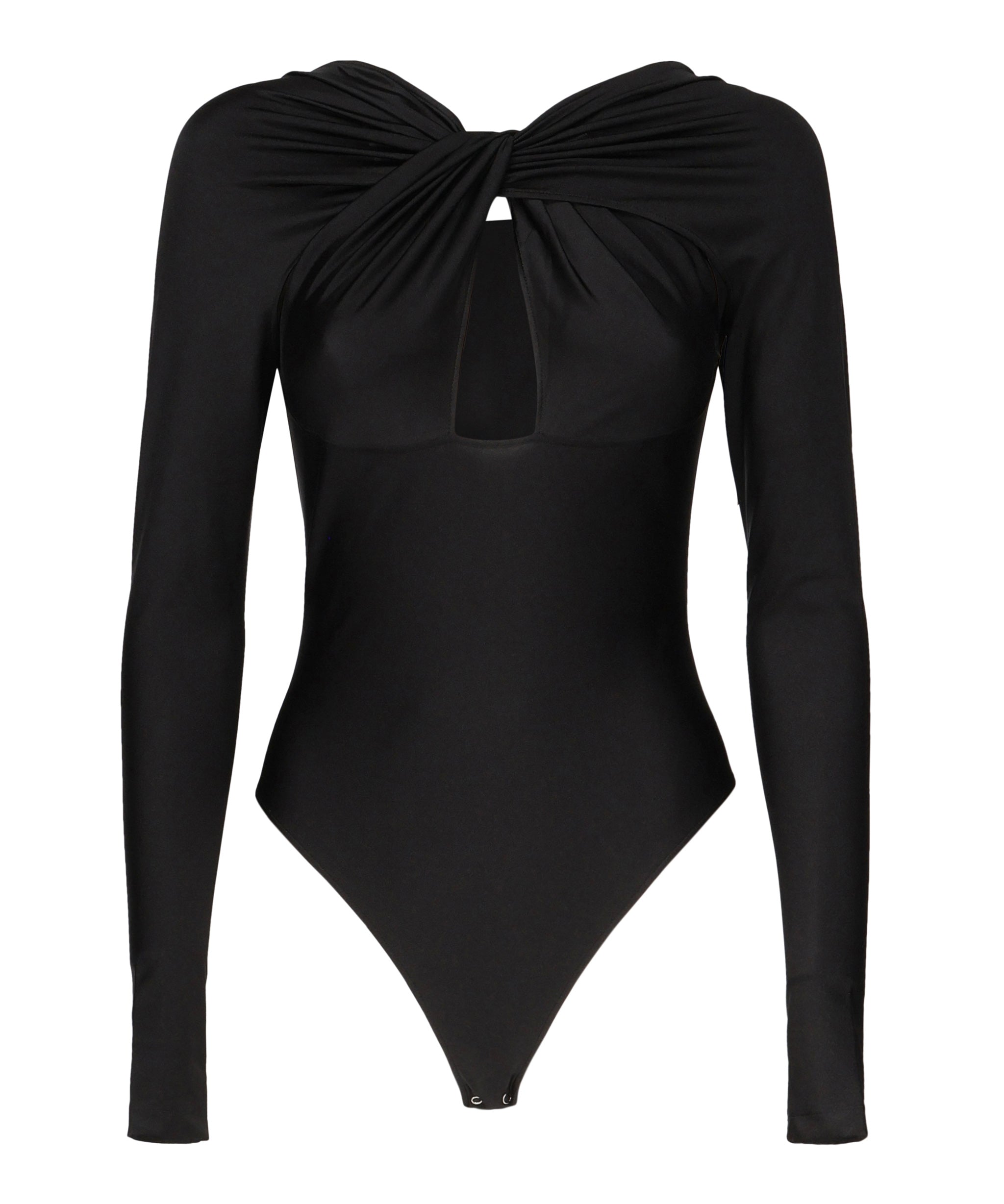 Body con cut-out intrecciato COPJS19545C BLACK COPERNI 