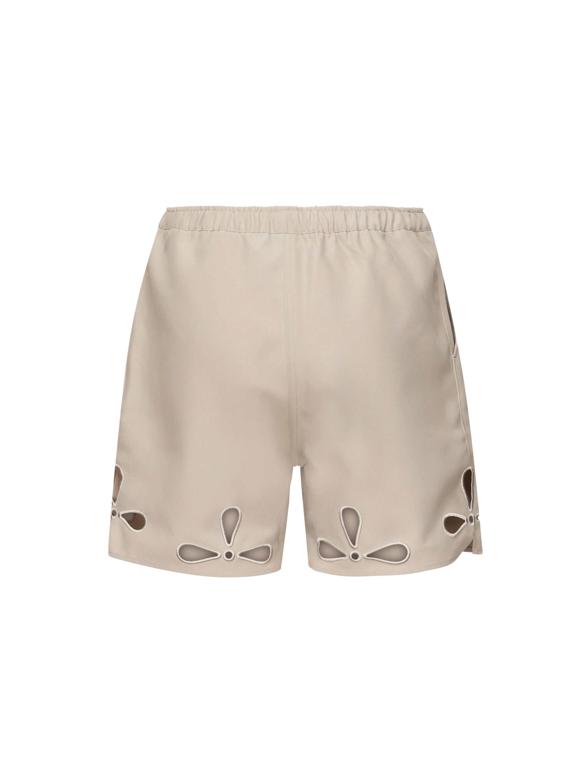 Shorts cut - out con elastico <BR/> COPP116F3004 BEI COPERNI 