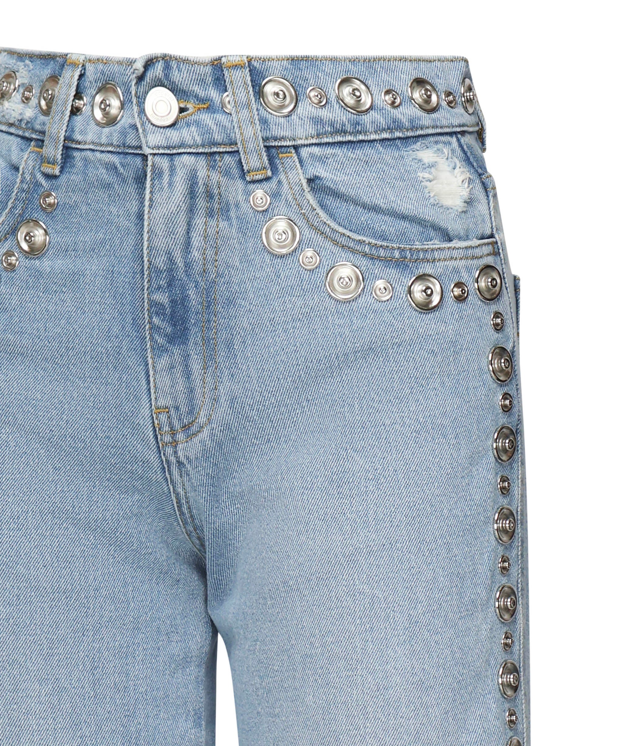 Jeans in denim di cotone con borchie COPP95STF2008 BLU COPERNI 