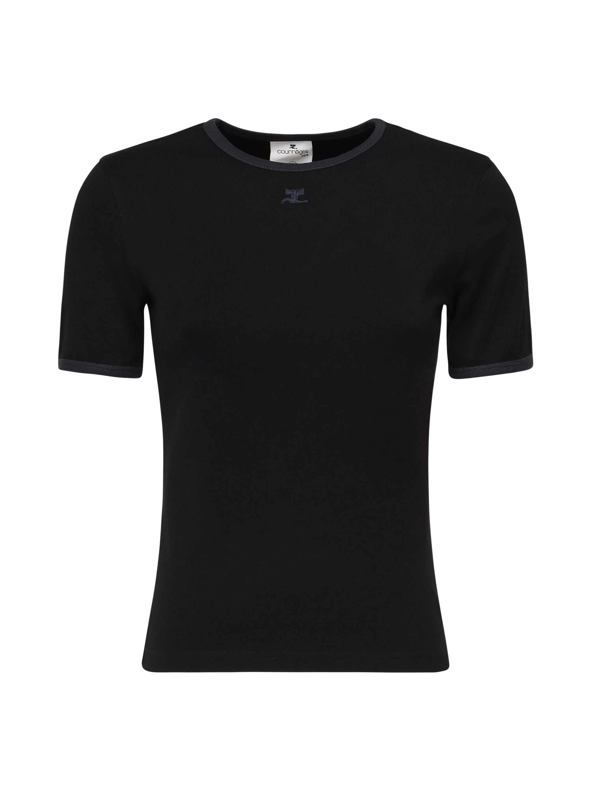 T-shirt con logo 125JTS017JS0203 B175 COURREGES 