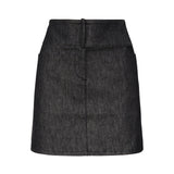 Minigonna in denim con cintura 225DJU271DE0035 9011 COURREGES 