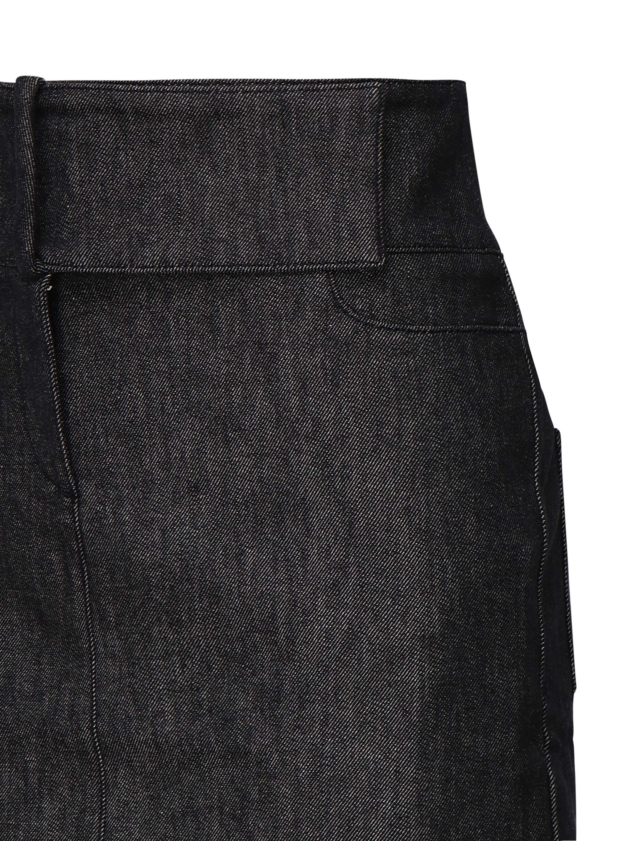 Minigonna in denim con cintura 225DJU271DE0035 9011 COURREGES 