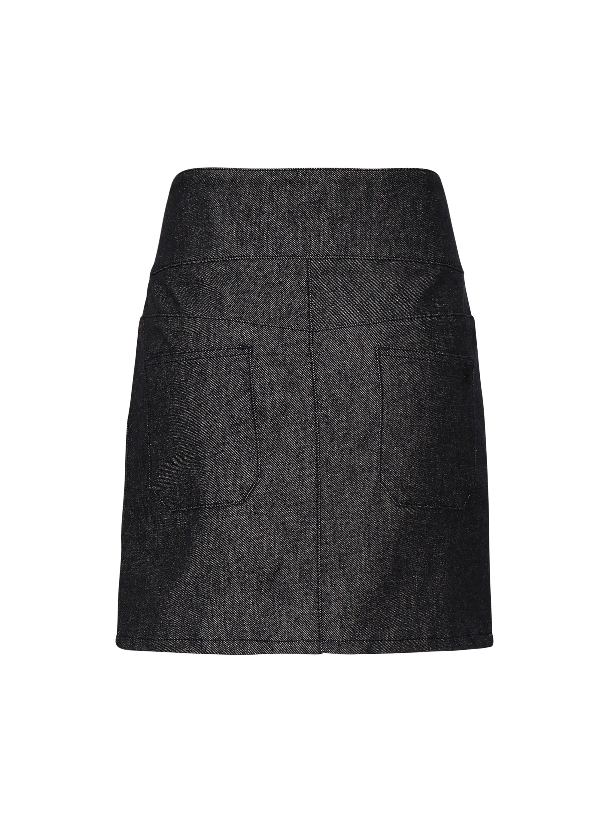 Minigonna in denim con cintura 225DJU271DE0035 9011 COURREGES 