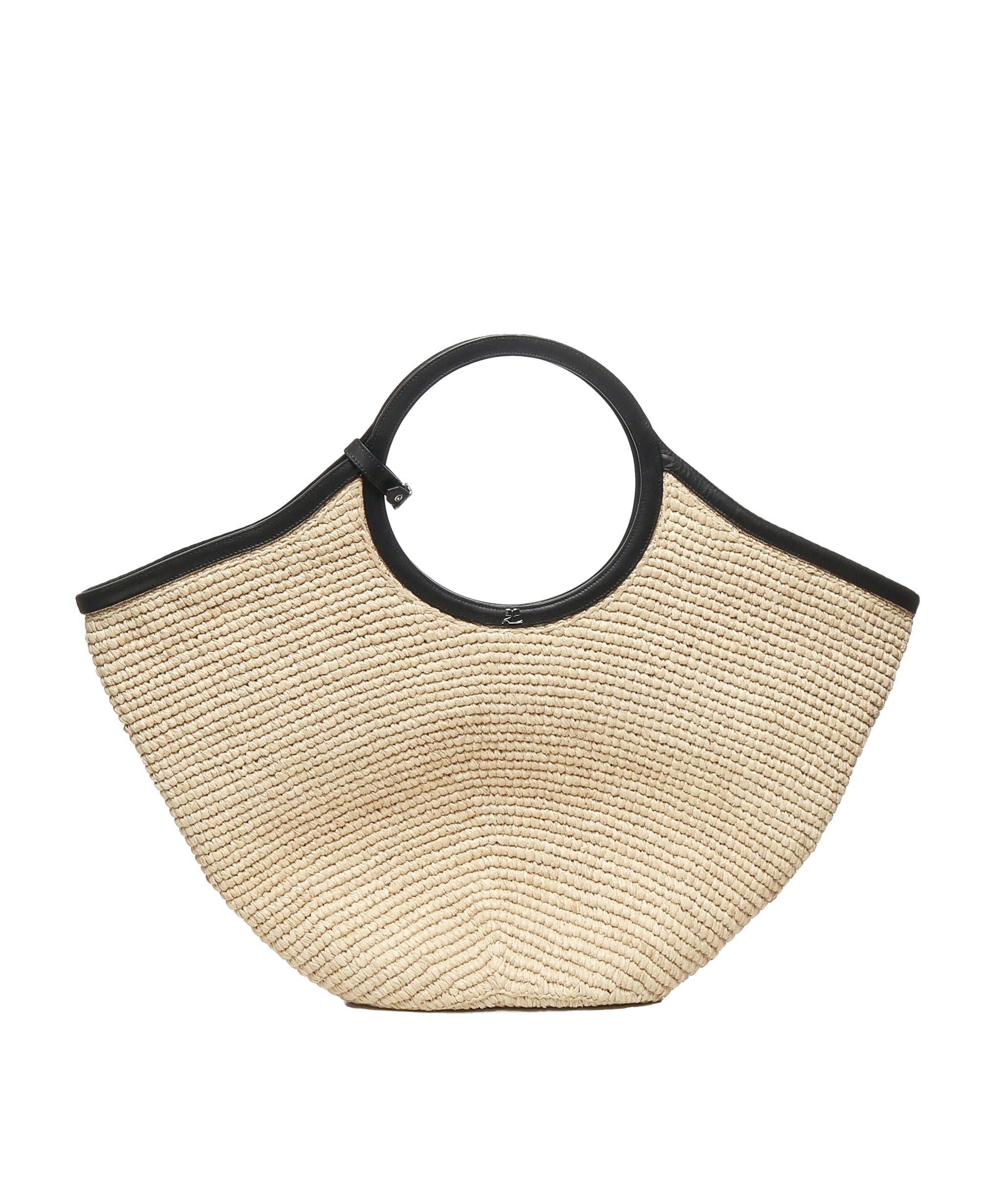 Tote bag Holy in rafia 225GSA174RA0001 0079 COURREGES 