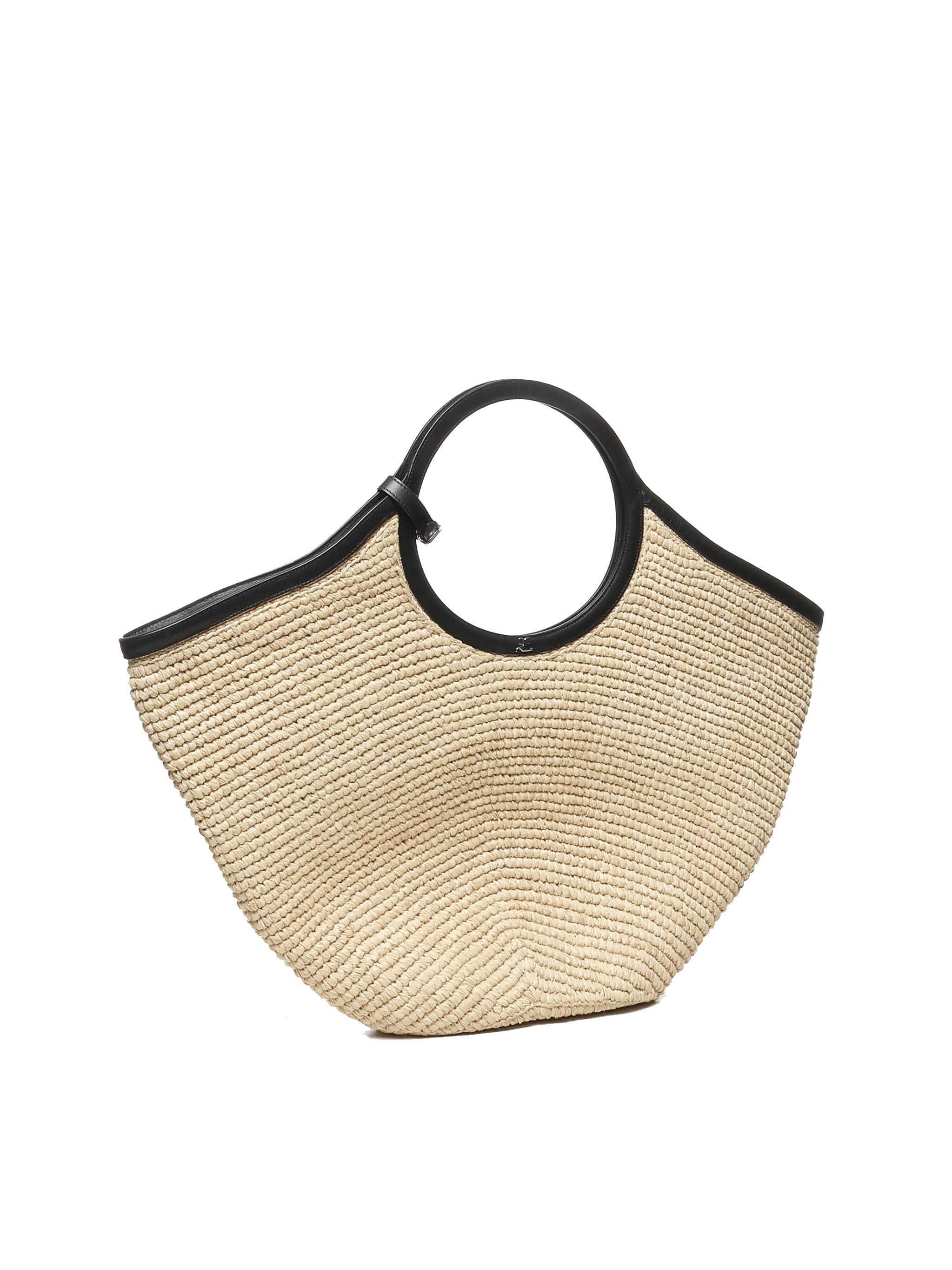 Tote bag Holy in rafia 225GSA174RA0001 0079 COURREGES 