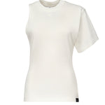 T-shirt 'Scuba' asimmetrica 225JTS201JS0107 0001 COURREGES 