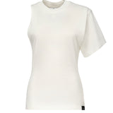 T-shirt 'Scuba' asimmetrica 225JTS201JS0107 0001 COURREGES 
