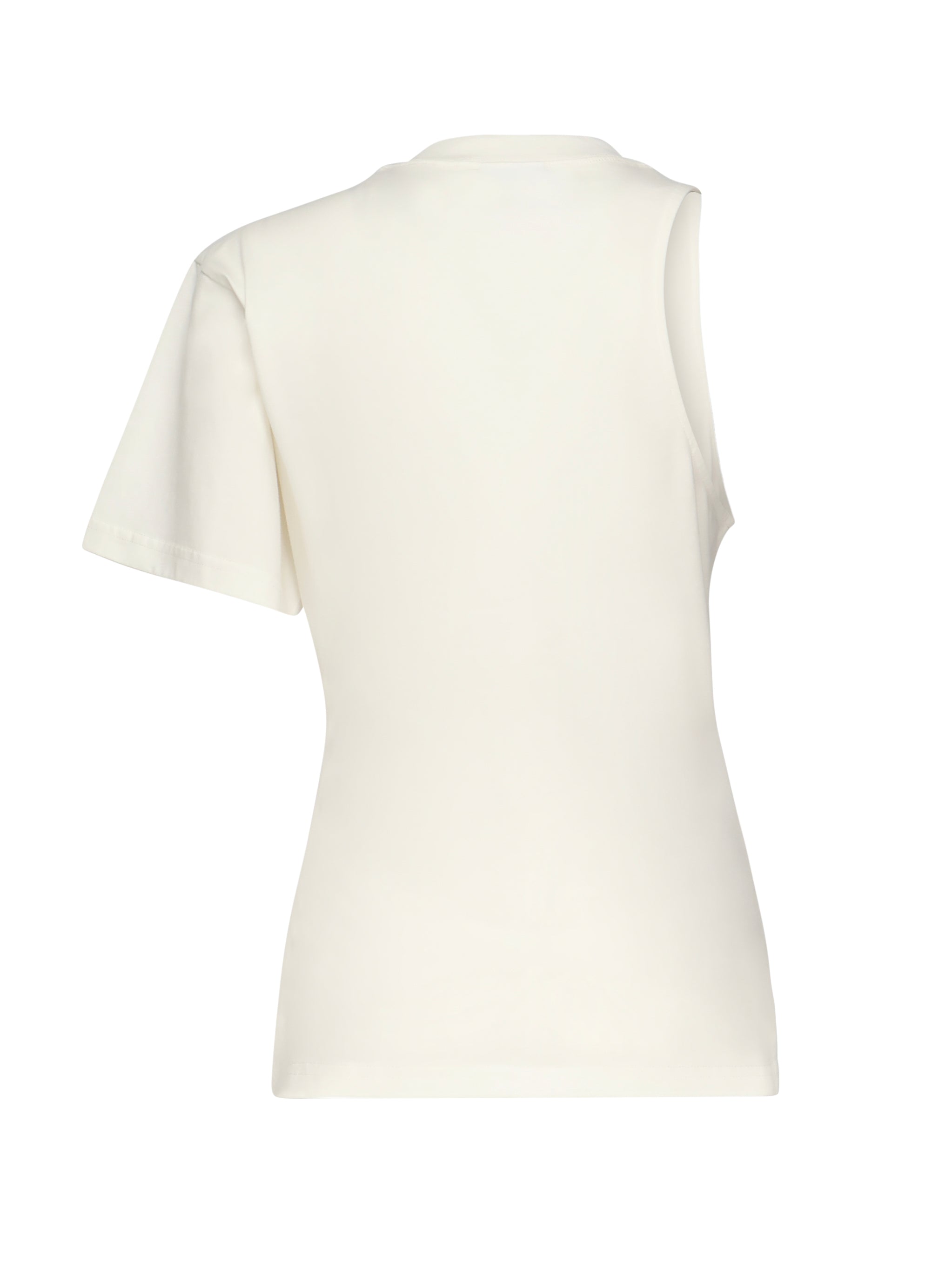 T-shirt 'Scuba' asimmetrica 225JTS201JS0107 0001 COURREGES 