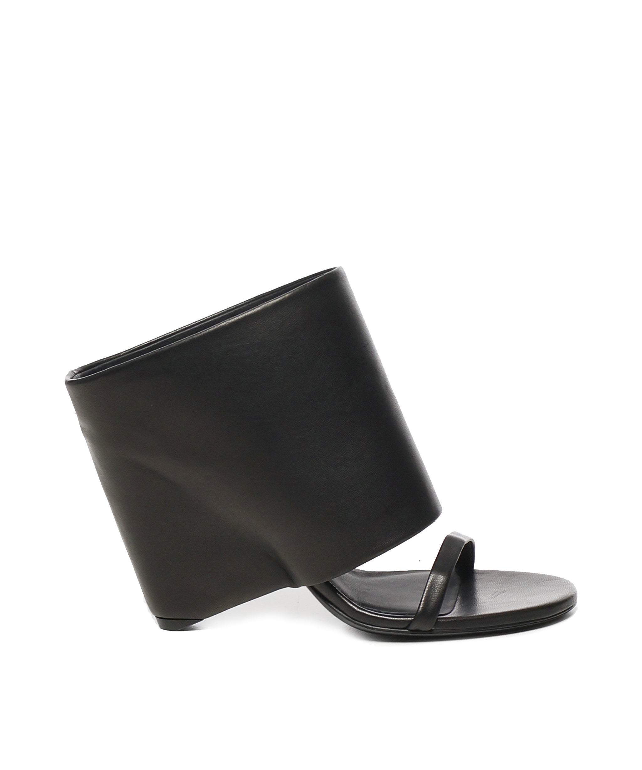 Mules in pelle con zeppa 225SSD037AG0030 9999 COURREGES 