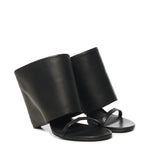 Mules in pelle con zeppa 225SSD037AG0030 9999 COURREGES 