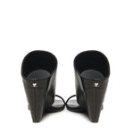 Mules in pelle con zeppa 225SSD037AG0030 9999 COURREGES 