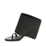 Mules in pelle con zeppa 225SSD037AG0030 9999 COURREGES 