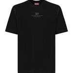 T-shirt fiammata con logo A16424 0QKAP9XX DIESEL 