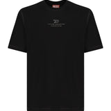 T-shirt fiammata con logo A16424 0QKAP9XX DIESEL 