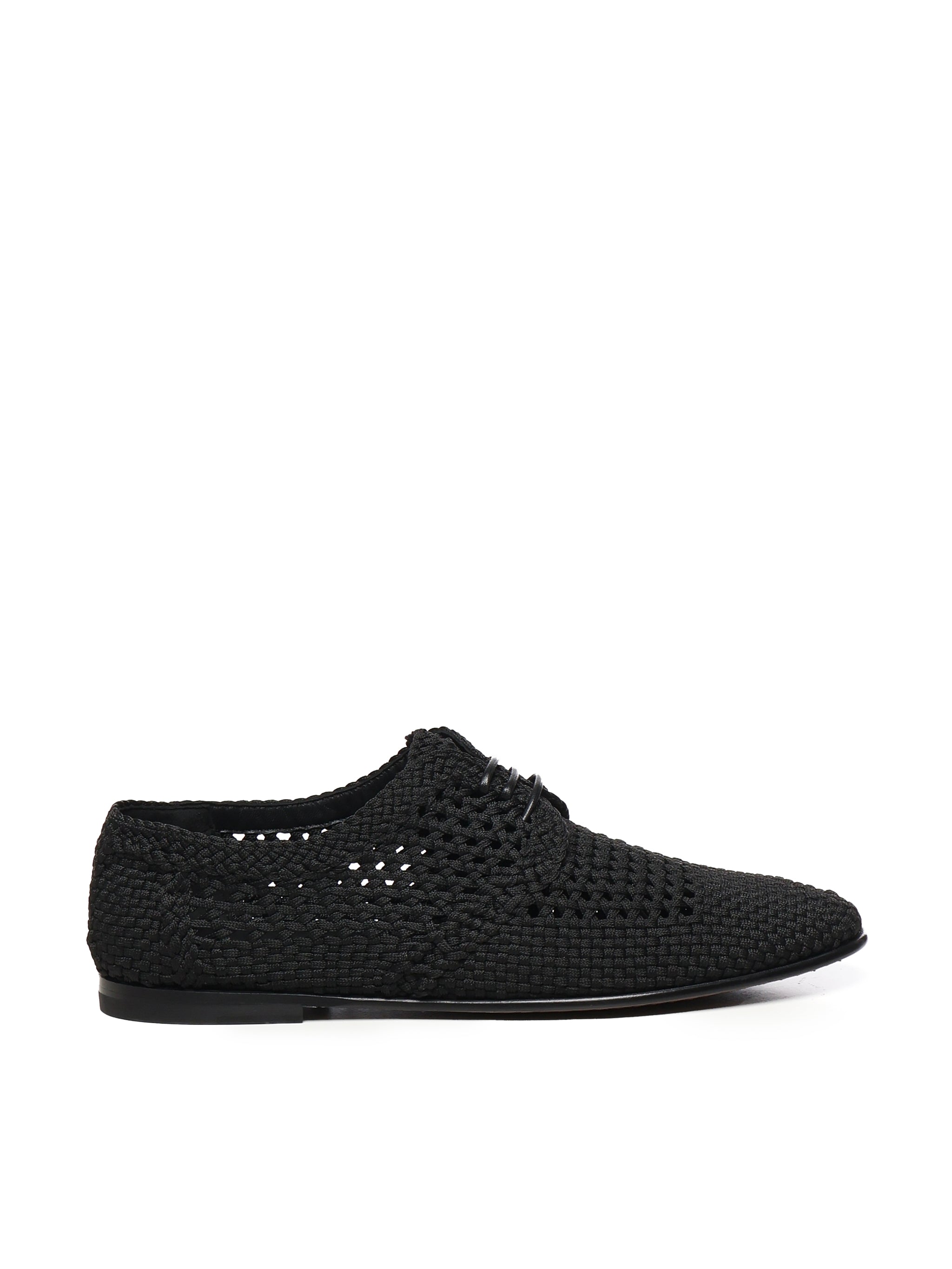 Derby in tessuto intrecciata A10863 A9L6480999 DOLCE & GABBANA 