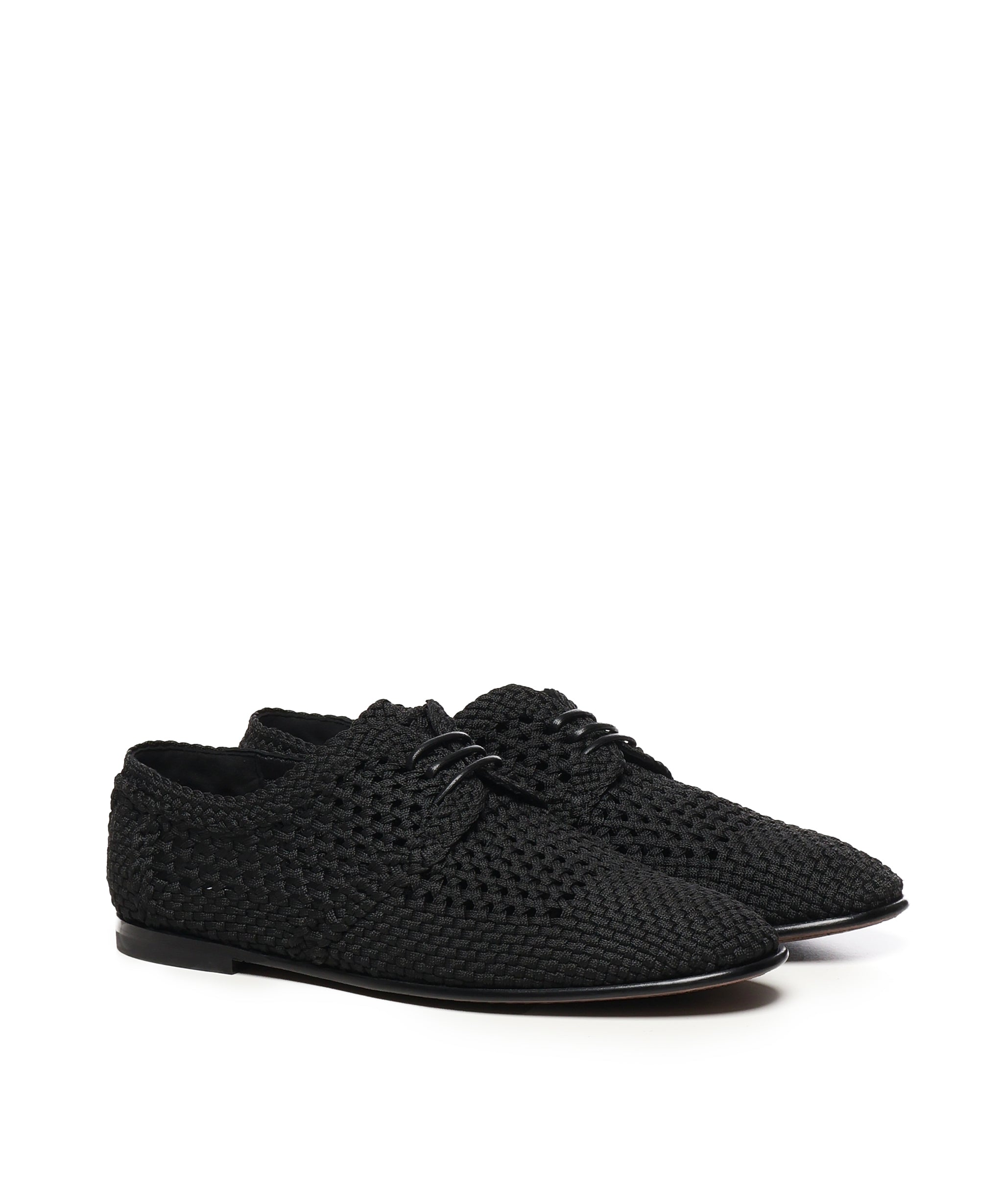 Derby in tessuto intrecciata A10863 A9L6480999 DOLCE & GABBANA 