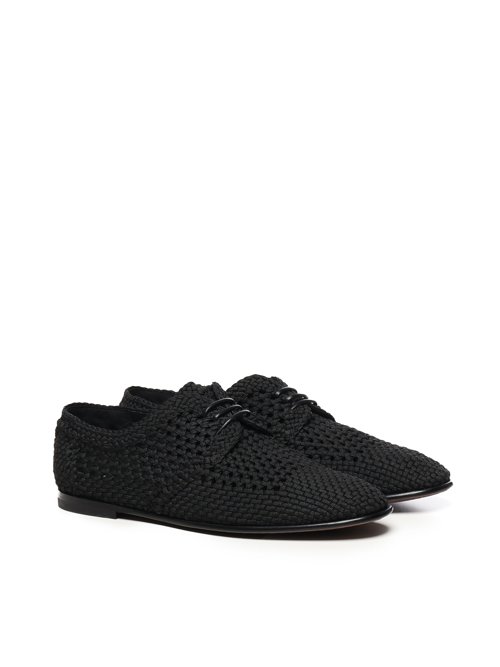 Derby in tessuto intrecciata A10863 A9L6480999 DOLCE & GABBANA 