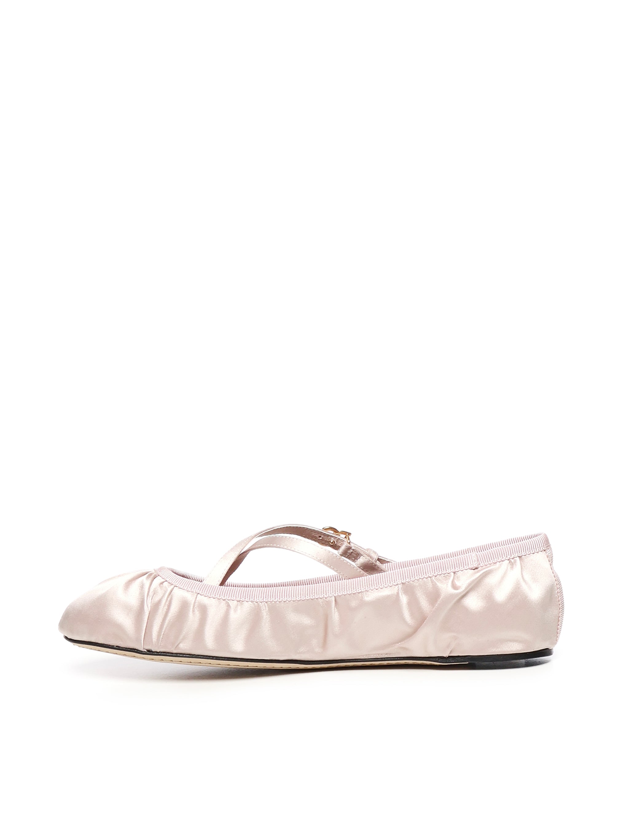 Ballerine in raso con logo CB0258 AD1608S904 DOLCE & GABBANA 