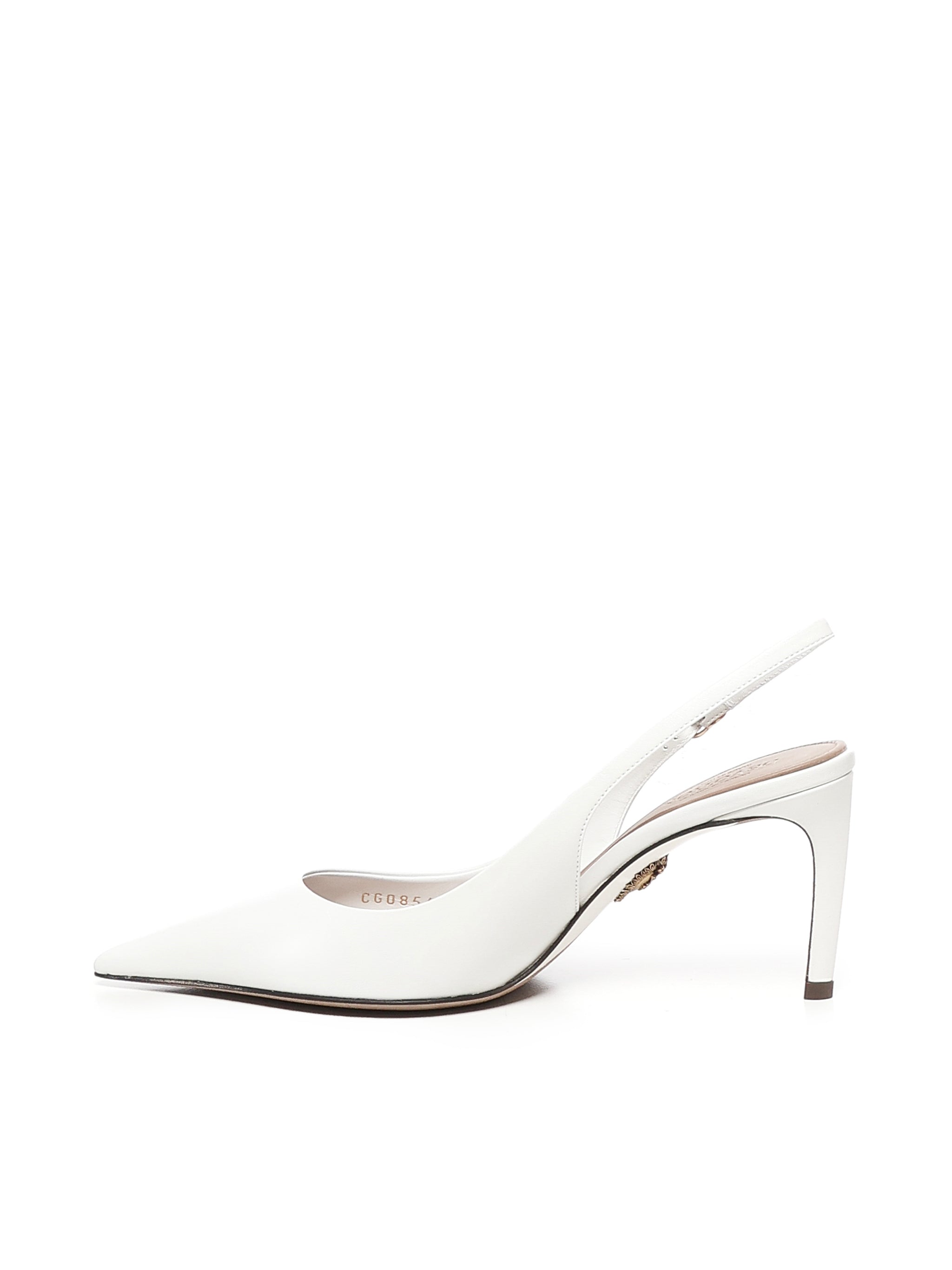 Slingback in pelle di capretto lucido CG0854 A573880002 DOLCE & GABBANA 