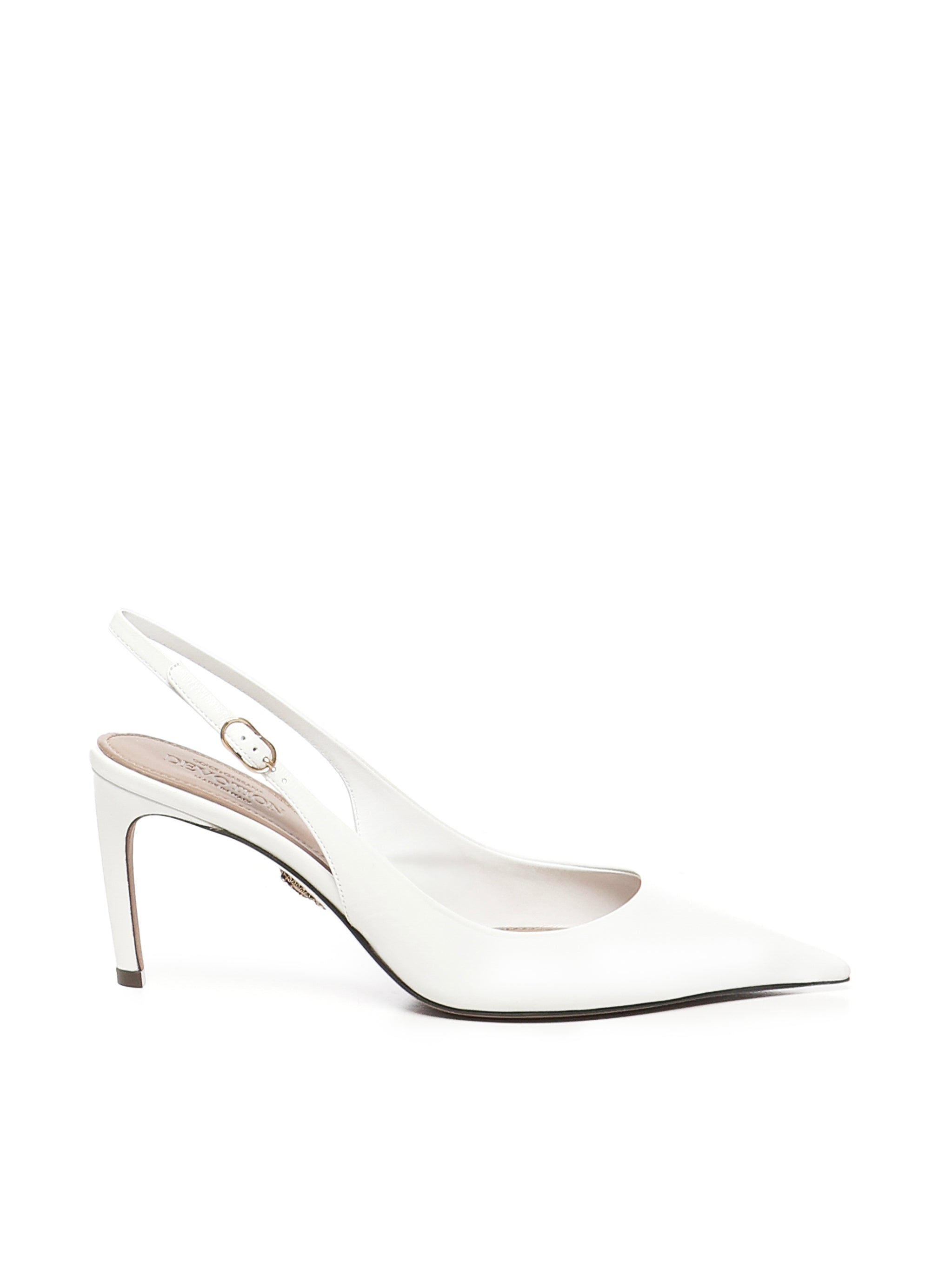 Slingback in pelle di capretto lucido CG0854 A573880002 DOLCE & GABBANA 