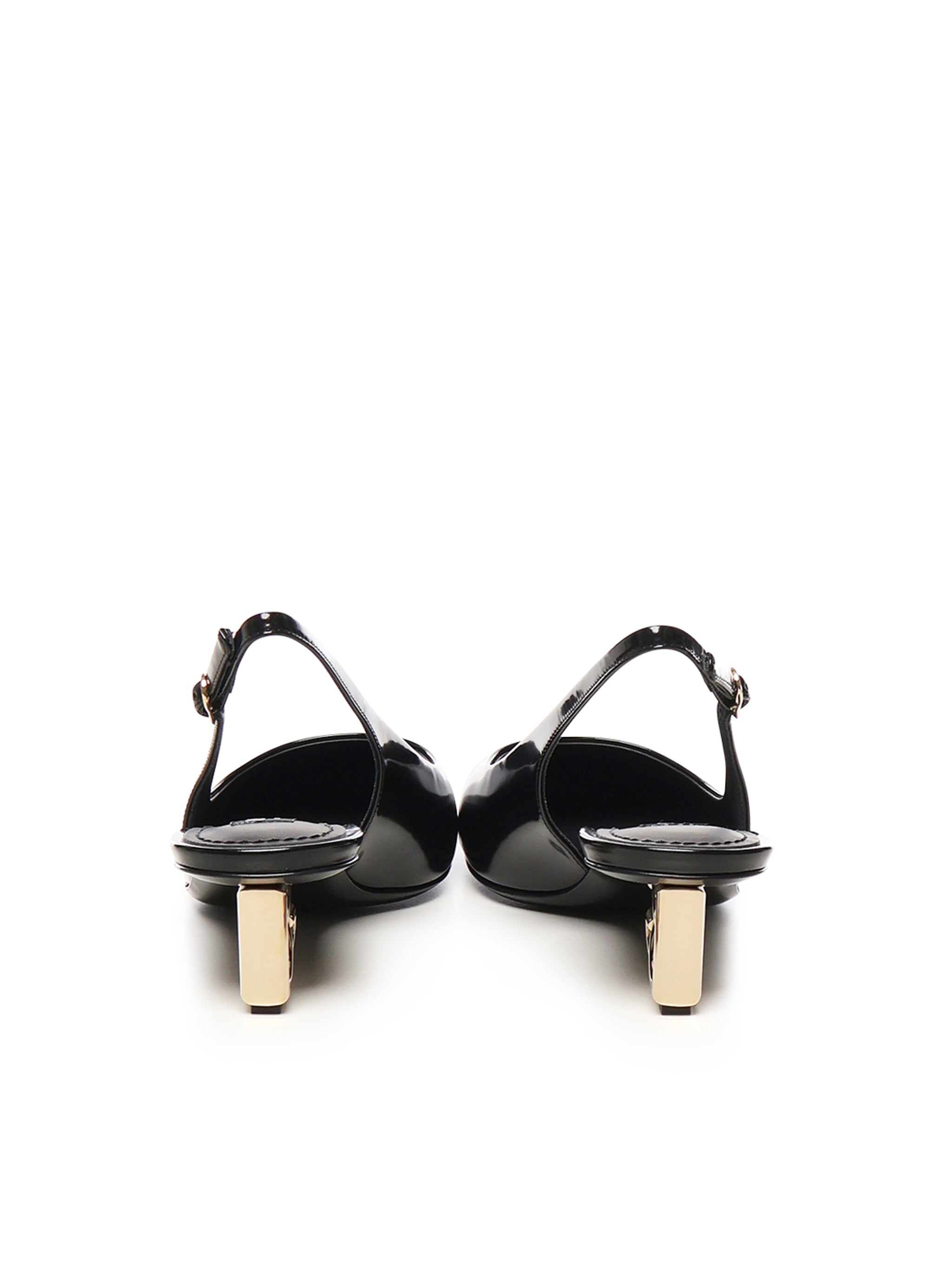 Slingback in vernice CG0913 A103780999 DOLCE & GABBANA 