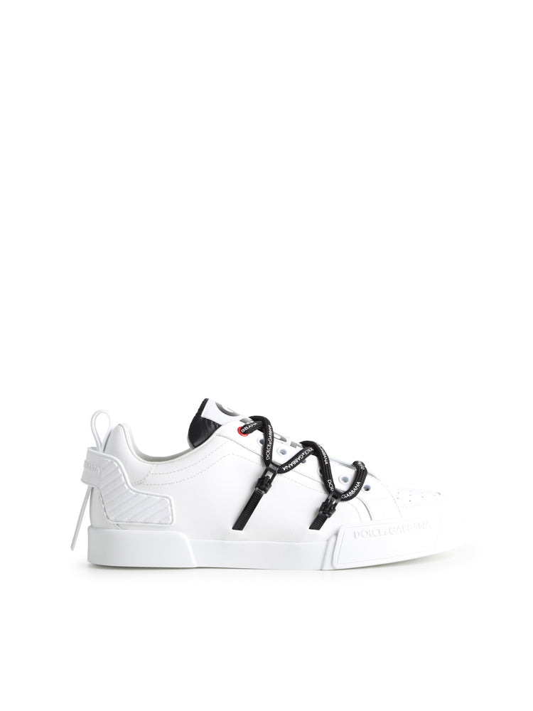 Sneaker Portofino in vitello e vernice CS1783 AJ98689697 DOLCE & GABBANA 
