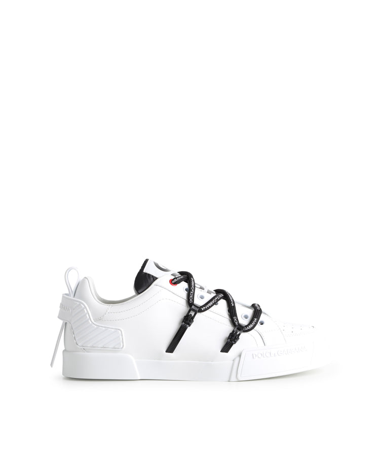 Sneaker Portofino in vitello e vernice CS1783 AJ98689697 DOLCE & GABBANA 