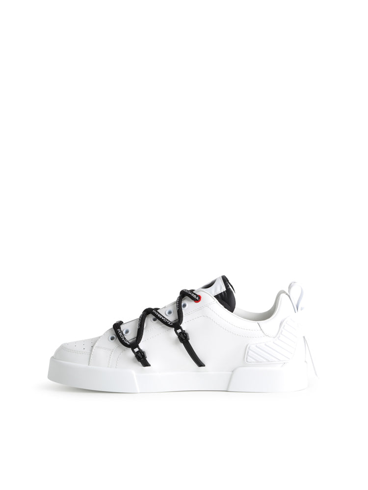 Sneaker Portofino in vitello e vernice CS1783 AJ98689697 DOLCE & GABBANA 