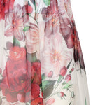Gonna longuette stampa Rose F4BBOT IS1Y6HA5PD DOLCE & GABBANA 