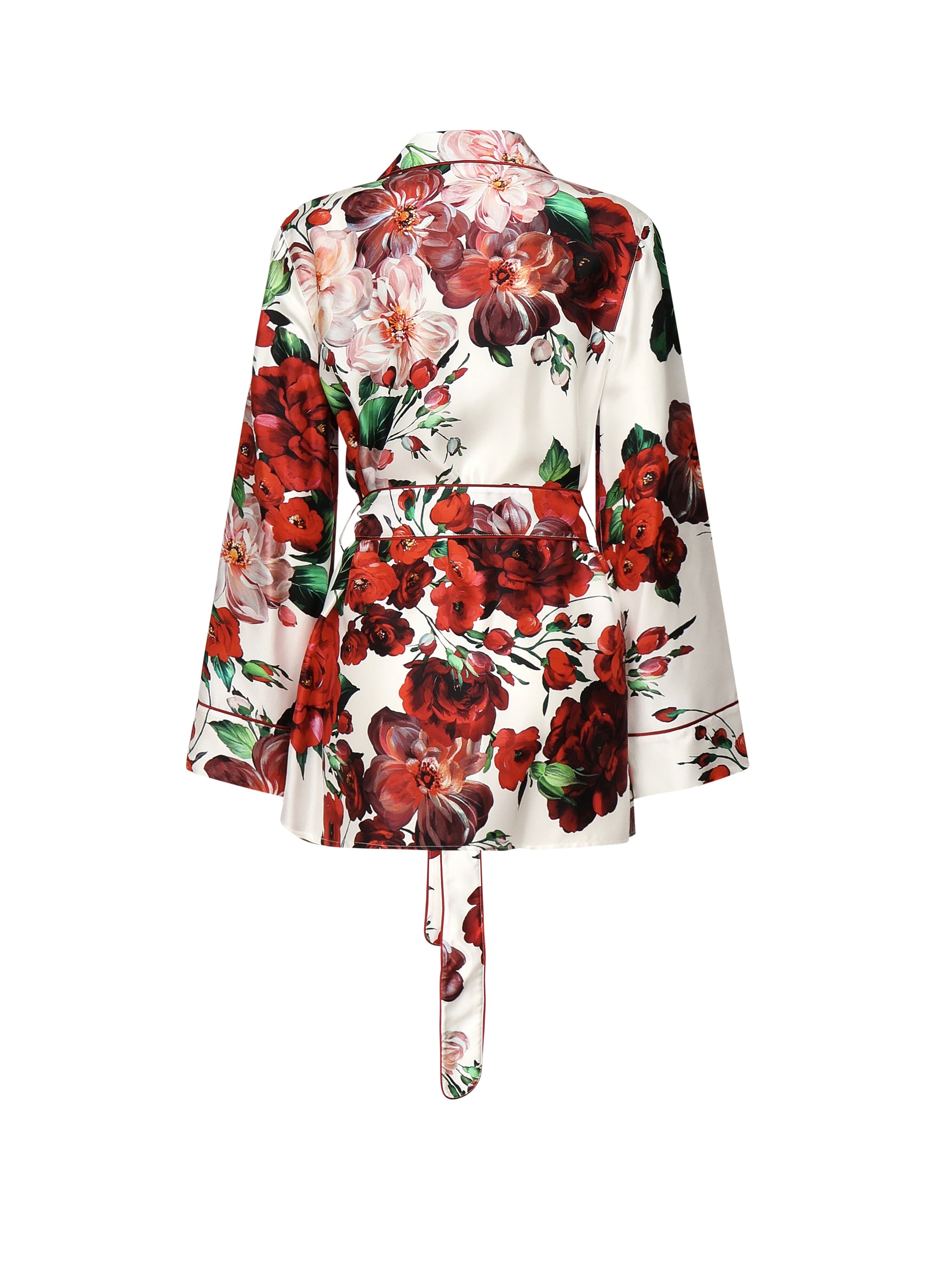 Camicia pigiama stampa Rose F5I89T IS1ZDHA5PD DOLCE & GABBANA 