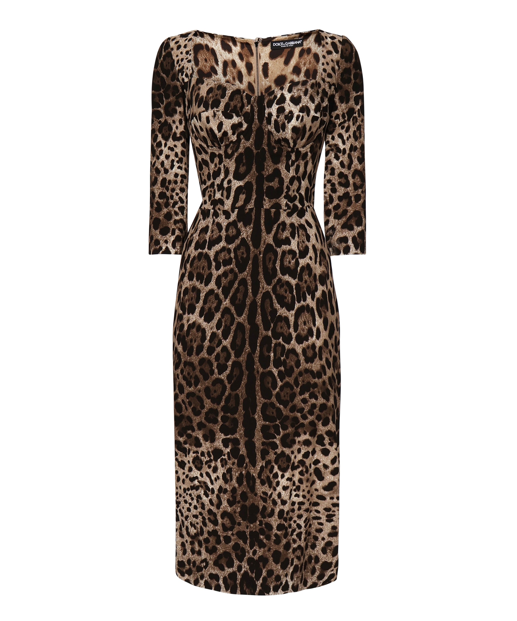 Abito bustier in stampa leo F6C1ET FSRKIHY13M DOLCE & GABBANA 