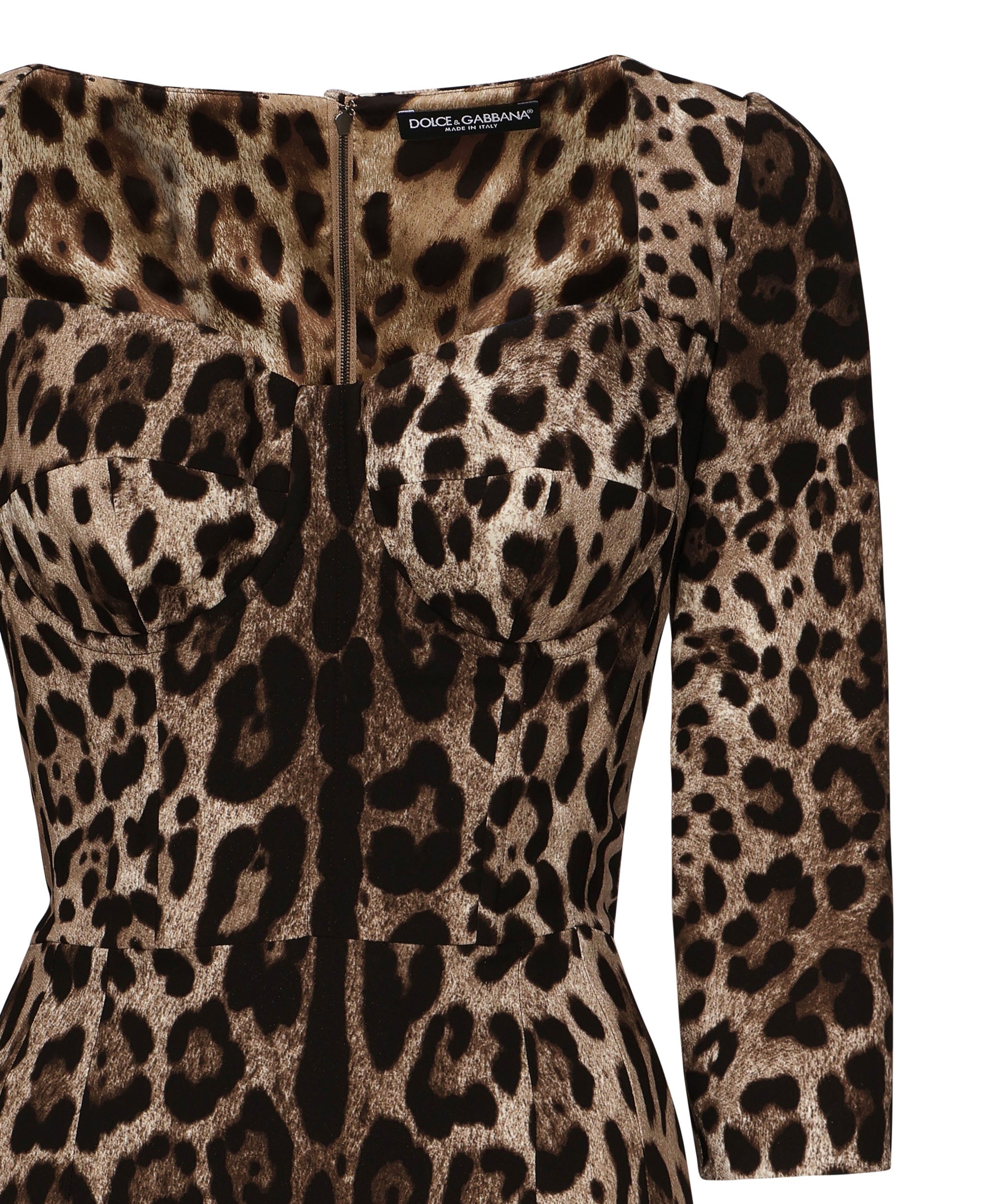 Abito bustier in stampa leo F6C1ET FSRKIHY13M DOLCE & GABBANA 